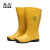 莱尔 R-11-19  耐酸碱防滑耐磨安全靴雨靴防护靴 黄色 38码 一双