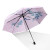 天堂伞高档双层太阳伞防紫外线太阳伞晴雨两用防晒伞女士遮阳伞 粉红色