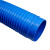 pvc波纹管蓝色橡胶软管排风管雕刻机吸尘管通风软管排气管伸缩管 ONEVAN 170mm*1米