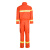 优普泰抢险救援服17款消防救援服阻燃服冬季套装 橙色 M
