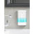 定制产品免打孔手动挂壁器卫生间皂液器厨房皂液盒壁挂议价 7080透黑色+打孔
