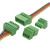 15EDGKP-2.54mm免焊对接对插式2EDGRK插拔绿色接线端子插头插座套 3p对接整套