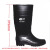 朗莱斯特高筒雨鞋劳保PVC耐酸碱防护靴温氏养殖场防滑水鞋 黑色 44 