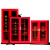 微型消防站消防器材柜全套灭火箱应急展示柜工具柜建筑 5人套装(含柜1.8