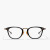 CAPONI复古近视眼镜男变色防蓝光防辐射眼睛纯钛平光眼镜架可配度数5307 黑金框 1.61防蓝光镜片(可配0-500度)