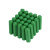 绿色塑料膨胀胶粒6厘8厘 连体胶栓胶粒6mm8mm墙塞胶塞 M6M8膨胀管 6厘优质款 5盒装