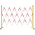 铦铓 玻璃钢护栏 安全围栏 绝缘可拉伸围栏 红白伸缩护栏  施工围挡可移动 国标加厚红白管式 1.2*4.5米