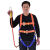 五点式安全带防坠落耐磨高空作业户外安全绳套装电工空调安装专用 欧式单小钩3米