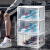 梦庭 收纳盒半透明鞋盒鞋子整理盒aj球鞋储物盒高款 白色1个装 A58479