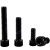 京势 杯头螺丝12.9级内六角发黑杯头螺丝全牙螺丝螺栓 M4*30（200个）单位：包 JU524