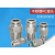 ONEVAN 304不锈钢气动快插接头螺纹直通气泵pc气管快速接头耐高温空压机 PC6-02