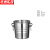 京洲实邦 不锈钢虎头水桶商用清洗桶清洁水桶【小号冰桶3L+冰夹】ZJ-2515