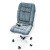 加热坐垫靠背一体办公室久坐冬季插电加热取暖椅子椅垫的 灰色升级款腰部气囊调节+坐垫靠 45x96cm