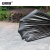 安赛瑞 黑色塑料袋 大号商用物业酒店垃圾分类袋 50×60cm 100只装 办公加厚平口清洁袋 700903
