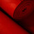 冰禹 BYlj-146 耐磨加厚一次性地毯 展会婚庆迎宾地垫 楼梯过道商用地毯(多拍不裁断) 红色2×10m 厚5mm