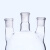 贝傅特 三口烧瓶 玻璃加厚圆底球形蒸馏瓶标准口三颈烧瓶反应器 250ml 