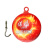 谋福CNMF90492自动灭火器球弹车载用灭火器球形投掷干粉自动灭火器弹球装置消防灭火球（悬挂灭火球）0.6kg