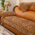 原梦城堡冬季毛绒皮沙发专用沙发垫四季通用老式123皮沙发垫沙发坐垫套罩 玫瑰绒驼色 90*180cm