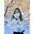 ORZUV品牌皮草女2023冬季新款韩版设计高级感皮草外套仿兔毛外套短款 米白色 M
