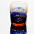 金致日式江户切子富士山手工雕刻威士忌水晶玻璃酒杯 琥珀蓝色 富士山