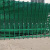 康格雅 锌钢草坪护栏铁艺花园围栏 市政绿化带隔离栅栏花坛篱笆栏杆 高40cm 单位:米