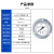 京赛 YN-60ZT 耐震压力表 不锈钢液压表 轴向抗震高压螺纹14*1.5 0-0.6mpa 