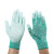 6-48双PU涂掌涂指手套耐磨劳保透气耐用干活工作夏天薄款 绿色条纹涂掌 10双带2双