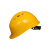 代尔塔(DELTAPLUS） 安全帽黄色新国标工地防砸可调节通风孔可印字102009 1顶装