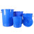 卫洋 WYS-194 大号圆桶塑料水桶蓄水桶加厚储水桶 酒店厨房工业环卫物业垃圾桶 发酵桶容器100L 带盖