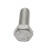 游川 达克罗螺丝10.9级高强度碳钢外六角螺栓 国标外六方全牙螺丝钉螺杆M12 M14 M12*20（10个）
