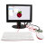 橙央树莓派官方原装进口键鼠Raspberry Pi 键盘鼠标 兼容Pi400/4B/3B+定制 官方鼠标