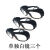 约巢(新款)电焊面罩焊工专用眼镜轻便式焊帽墨镜不变光款面具约巢 单独白镜3个
