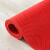 庄太太 红色90厘米宽×1米长 胶加密镂空防滑地垫游泳池洗手间地毯ZTT-9057