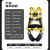 SHANDUAO 五点式安全带 高空作业安全绳双钩国标套装 全身式保险带AD9040 双小钩3米