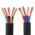 国标电线电缆三相四线RVV4芯5芯1 1.5 2.5 4 6平方铜芯软护套线 (3+1)4芯1平方100米