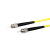 蓝邮 电信级光纤跳线 收发器单模跳线 低烟无卤光纤入户尾纤 ST/UPC-ST/UPC-15M