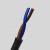国标铜RVV护套线2二3三芯4四五芯2.5 46 10 16平方电缆电源电线 4芯2.5(3+1)型(1米)