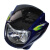 摩托车配件钻豹HJ125K-2A-3 银豹头罩玻璃大灯罩导流罩大灯总成 红色头罩+玻片+大灯总成