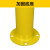 U型M型双层钢管防撞护栏道路防护固定U型加油站停车位桩隔离警示 U双76*2000*600*1.5黑黄