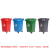 海斯迪克 HZL-96 户外垃圾桶 大号加厚环卫物业小区室外环保分类塑料带盖医疗垃圾桶箱 灰色100L(带轮款)