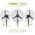 海斯迪克 工业风扇 强力电风扇 立式大风力摇头扇 落地扇塑叶 500型 HKT-321