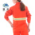 魅祥  长袖带反光条工作服 橙色环卫绿化园林清洁环保服 170CM