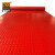 爱柯部落 牛津防滑垫 PVC塑料地毯厚1.2mm防水防油仓库走廊橡胶满铺垫人字纹地板宽1.2m红色定制110218