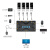 迈拓维矩 MT-viki KVM切换器4口HDMI四进一出键鼠屏共享切换器带桌面控制器配线 MT-HK04