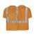 代尔塔 404018 荧光可视工作服短袖T恤款橙色M码1件装