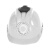 大杨 风扇帽 太阳能充电两用ABS安全帽防晒遮阳降温头盔8000mA 白色 1128