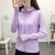 俞兆林女装 上衣女韩版时尚透气中长款薄款骑车女服外套 YWFS204525 紫色 L