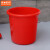 京洲实邦  加厚洗衣塑料水桶手提装水大红色塑料桶盆桶B 粉色 22L36*34cm