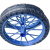 京采无忧 蓝色单个 实心轮 工地手推车轮胎3.00-18建筑劳动车实心钢筋轮子板车斗车架子人力车轮胎