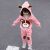 迪士尼（Disney）男女宝宝秋冬装套装6-12个月衣服7加绒卡通卫衣三件套0半1岁2的 加绒加厚兔子红 73码建议5-10个月宝宝